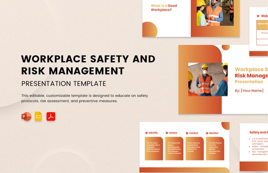 Workplace Safety and Risk Management Presentation Template