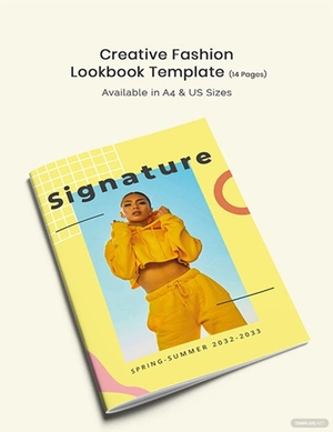 Creative Fashion Lookbook Template