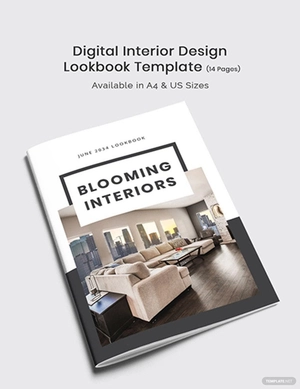 Digital Interior Design Lookbook Template