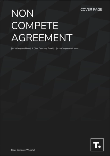 Free Non Compete Agreement Template to Edit Online