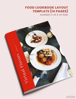 Food Lookbook Layout Template
