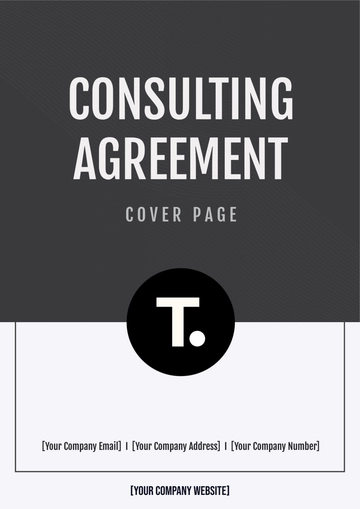 Free Consulting Agreement Template to Edit Online