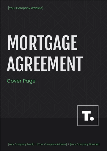 Free Mortgage Agreement Template to Edit Online
