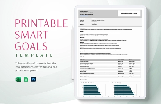 Printable Smart Goals Template