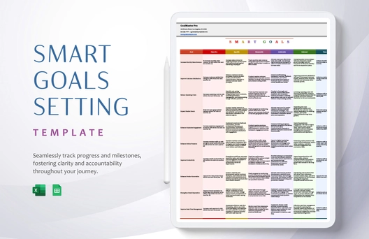 Smart Goals Setting Template