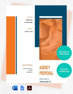 Simple Agency Proposal Template
