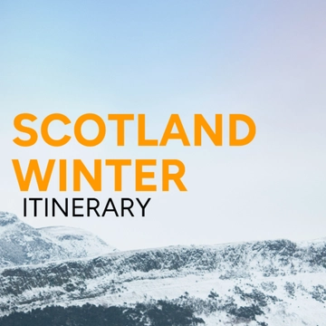 Free Scotland Winter Itinerary Template to Edit Online