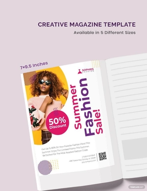 Creative Magazine Ad Template