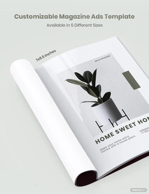 Customizable Magazine Ads Template
