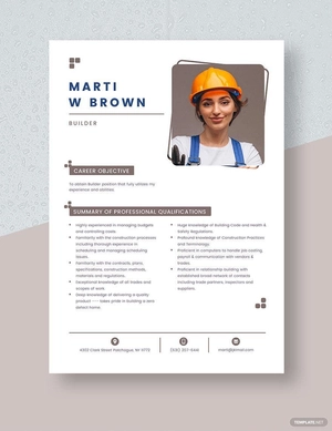 Builder Resume