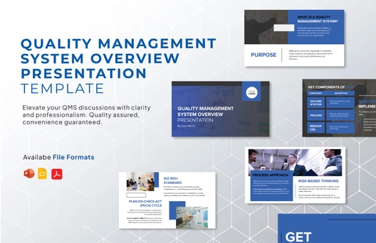 Quality Management System Overview Presentation Template
