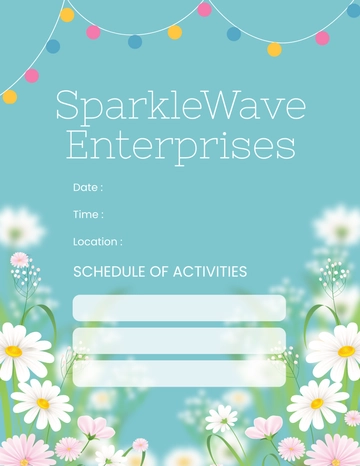 Free Blank Program Templates to Edit Online