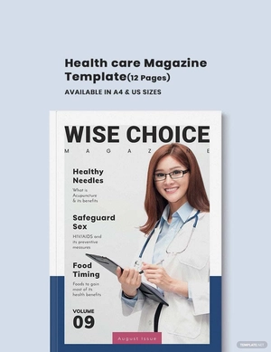 Health Care Magazine Template