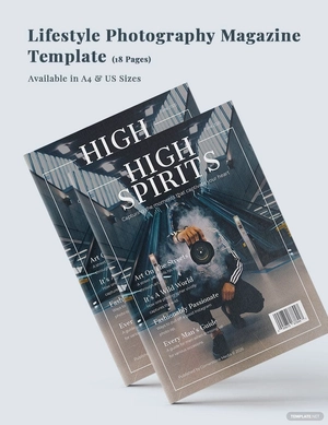 Lifestyle Photography Magazine Template