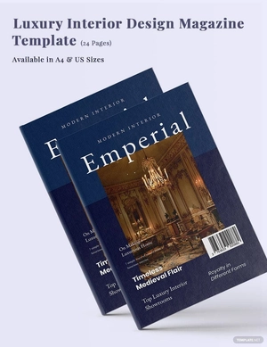 Luxury Interior Design Magazine Template