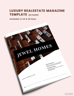 Luxury Real Estate Magazine Template