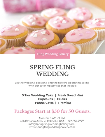 Free Wedding Program Magazine Ads Template to Edit Online