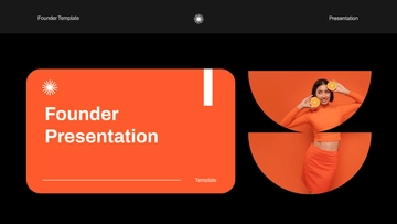 Free Founder Presentation Template to Edit Online
