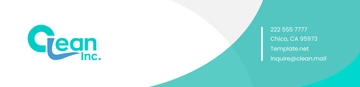 Free Cleaning Services Sample Header to Edit Online