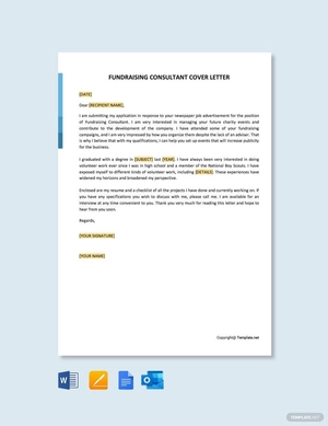 Fundraising Consultant Cover Letter