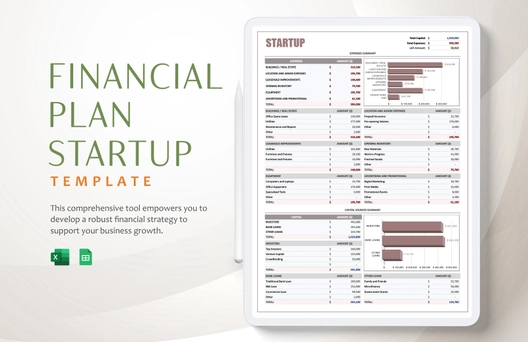 Financial Plan Startup Template
