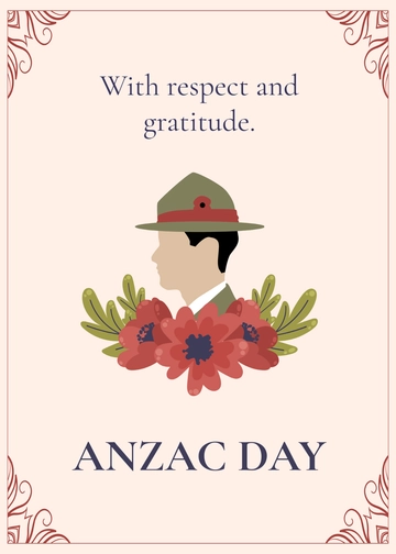 Free Anzac Day Threads Post Template to Edit Online
