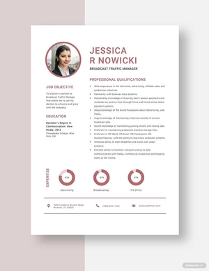 Broadcast Traffic Manager Resume