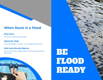 Free Flood Preparedness Brochure Template to Edit Online