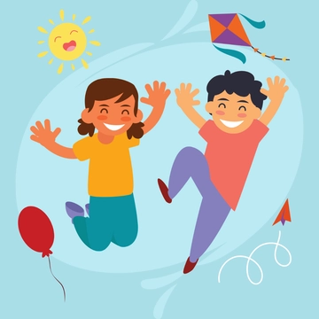 Free Children's Day Clipart Template to Edit Online