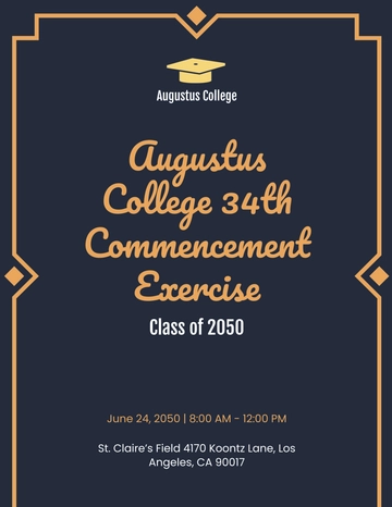 Free Graduation Event Program Template to Edit Online Free Graduation Event Program Template to Edit Online