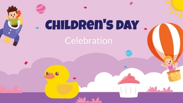 Free Children's Day Youtube Thumbnail Template to Edit Online