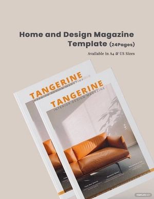 Home and Design Magazine Template