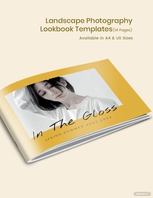 Landscape Photography Lookbook Template