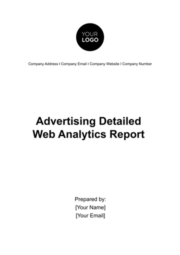 Free Advertising Detailed Web Analytics Report Template to Edit Online