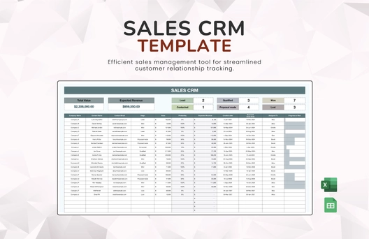 Sales CRM Template