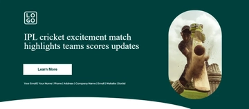 Free IPL Facebook Cover Page Template to Edit Online