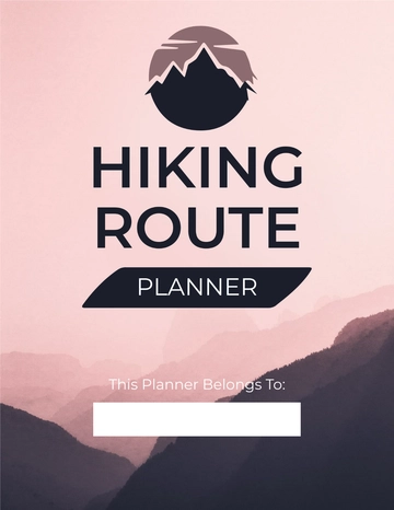 Free Hiking Route Planner Template to Edit Online