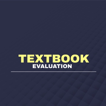 Free Textbook Evaluation Template to Edit Online
