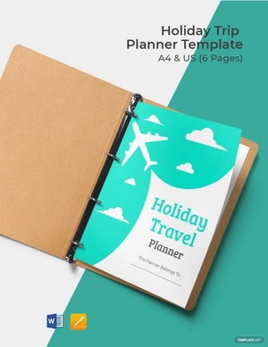 Holiday Trip Planner Template
