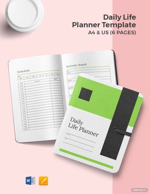 Daily Life Planner Template