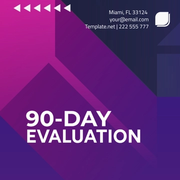 Free 90 Day Evaluation Template to Edit Online