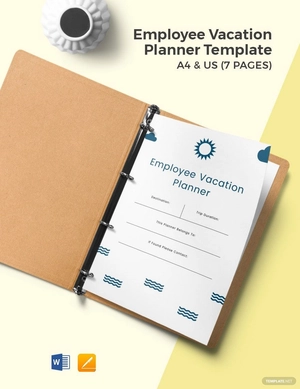 Employee Vacation Planner Template