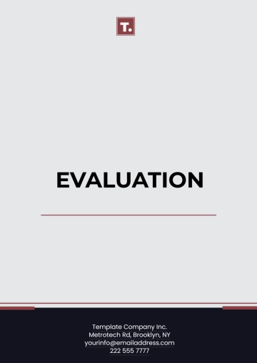 Free Evaluation Template to Edit Online