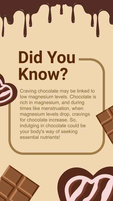 Free Did You Know Chocolate Instagram Story Template to Edit Online