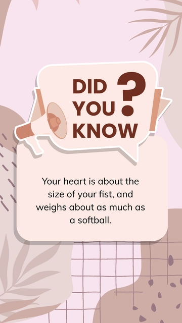 Free Did You Know Instagram Template to Edit Online