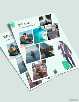 Travel Photo Collage Template