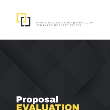 Free Proposal Evaluation Template to Edit Online