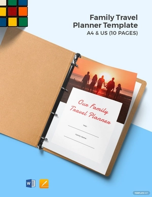 Family Travel Planner Template