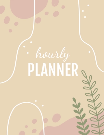 Free Hourly Planner Template to Edit Online