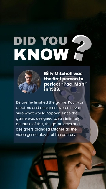 Free Did You Know News Instagram Story Template to Edit Online